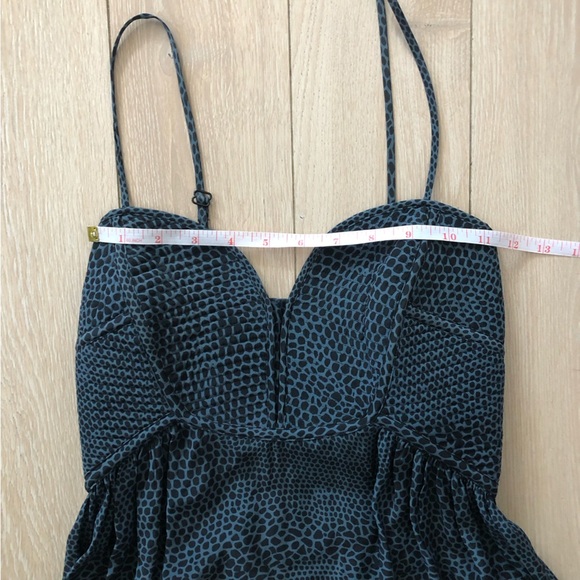 Parker Sweetheart Neckline Silk Fit & Flare Dress Size S - Picture 3 of 12